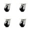Service Caster 4 Inch Kingpinless Phenolic Wheel Swivel Top Plate Caster SCC, 4PK SCC-KP30S420-PHR-4 - alternate 1